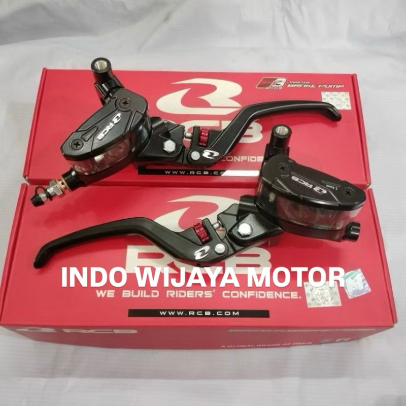 RCB - master rem tabung oval e2+ 14mm kanan dan kiri Master Rem RCB Racing Boy ES2+ es2 PLUS Oval Ka