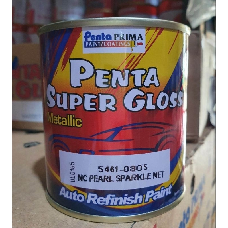 CAT PENTA SUPER GLOSS NC PEARL SPARKLE METALLIC 5461 - 0805 ( LEMBAYUNG PUTIH / PEARL WHITE ) / ISI 