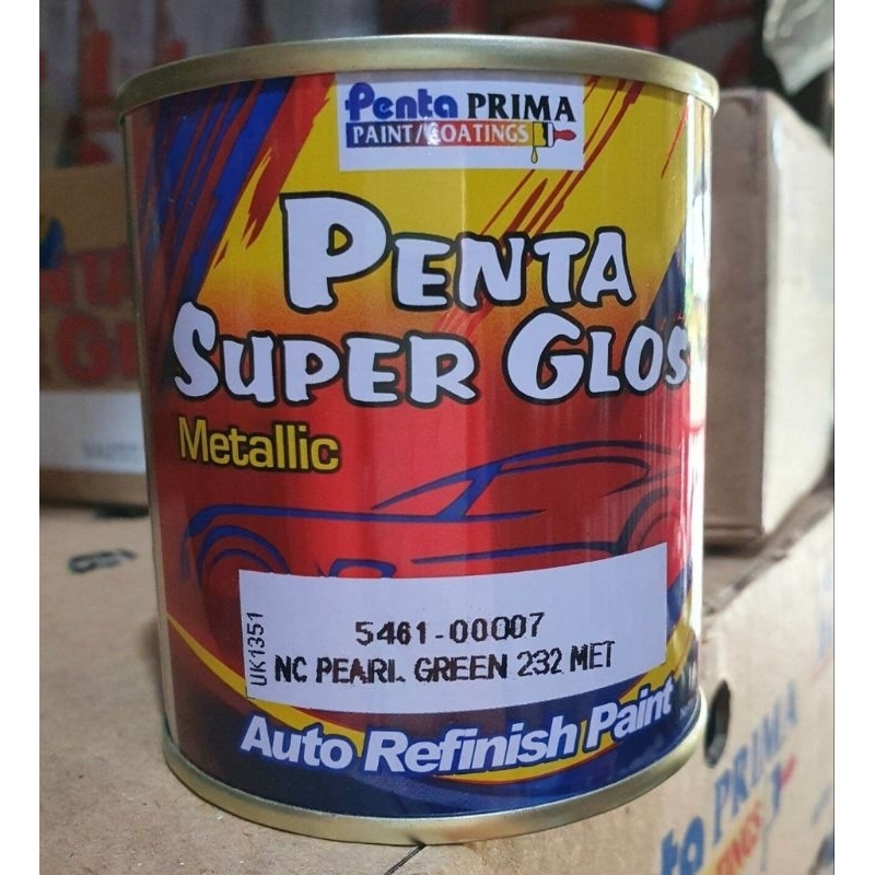 CAT PENTA SUPER GLOSS NC PEARL GREEN 232 METALLIC 5461 - 00007 ( LEMBAYUNG HIJAU / PEARL GREEN ) / I