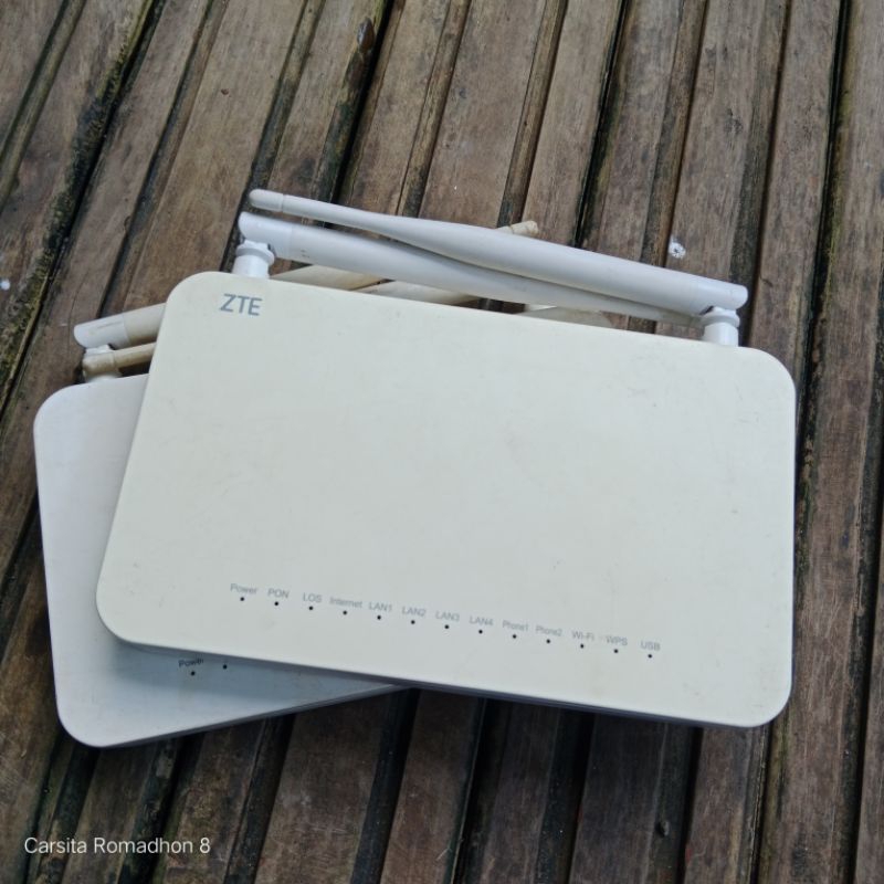 router wifi zte F609 port biru