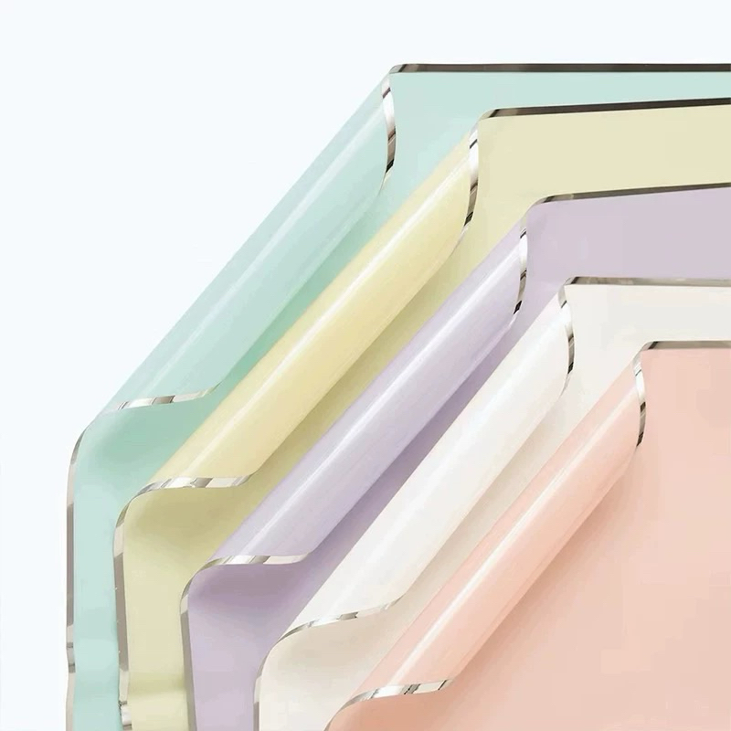 

BQ (5 Lembar) Kertas Les Silver Kilat / chromic TERBARU | kertas buket wrapping paper , kertas kado anniversary ulang tahun