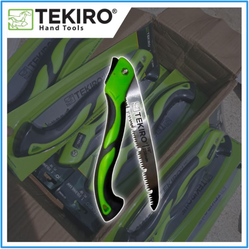 gergaji lipat tekiro 10inch / folding saw / gergaji dahan lipat