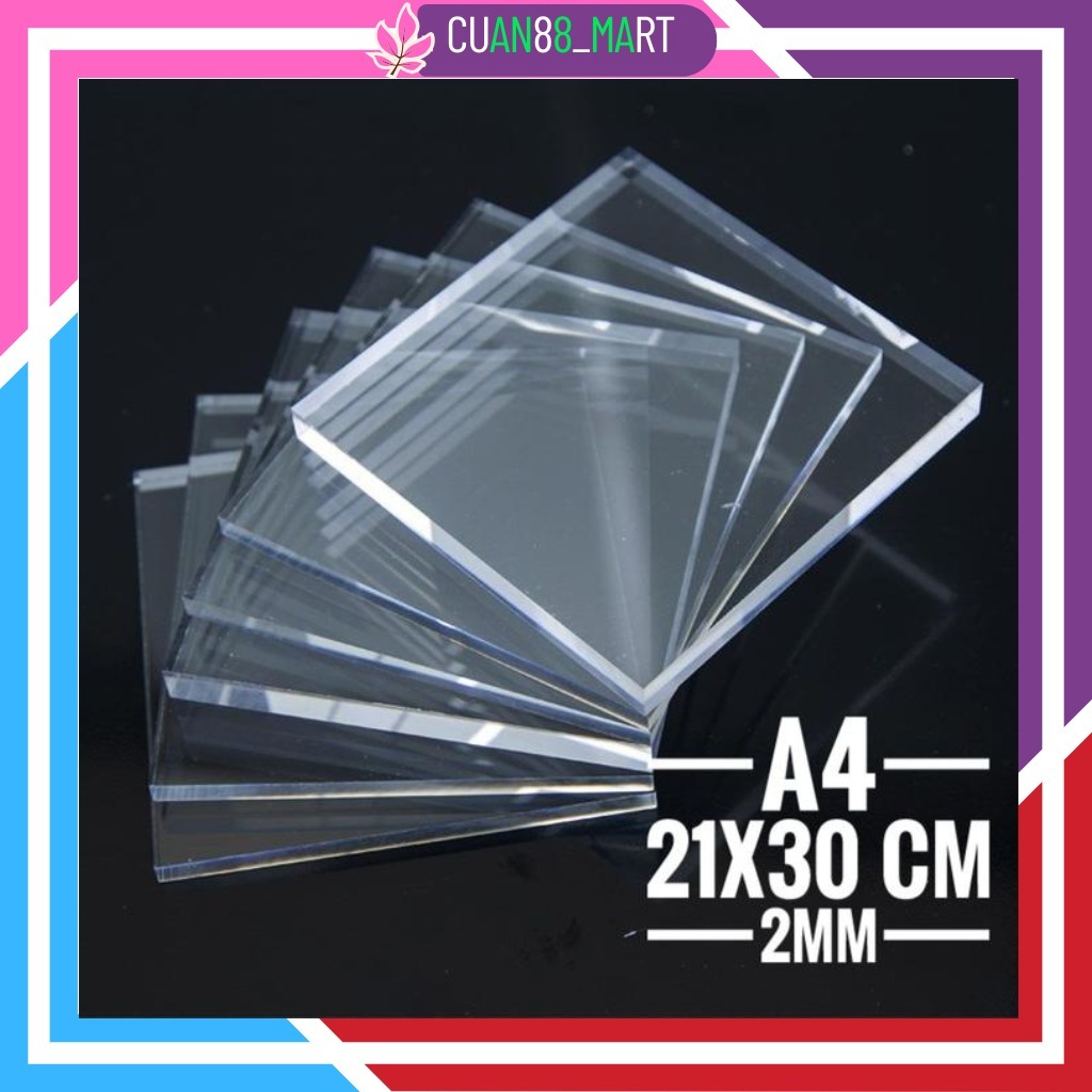 

【COD】【TERMURAH】Akrilik bening A4 21x30 2mm