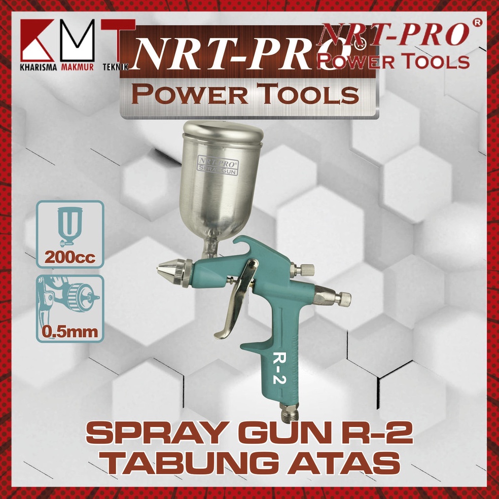 

KODE M79K SPRAY GUN ALAT SEMPROT CAT AIR R2 TABUNG ATAS NRTPRO