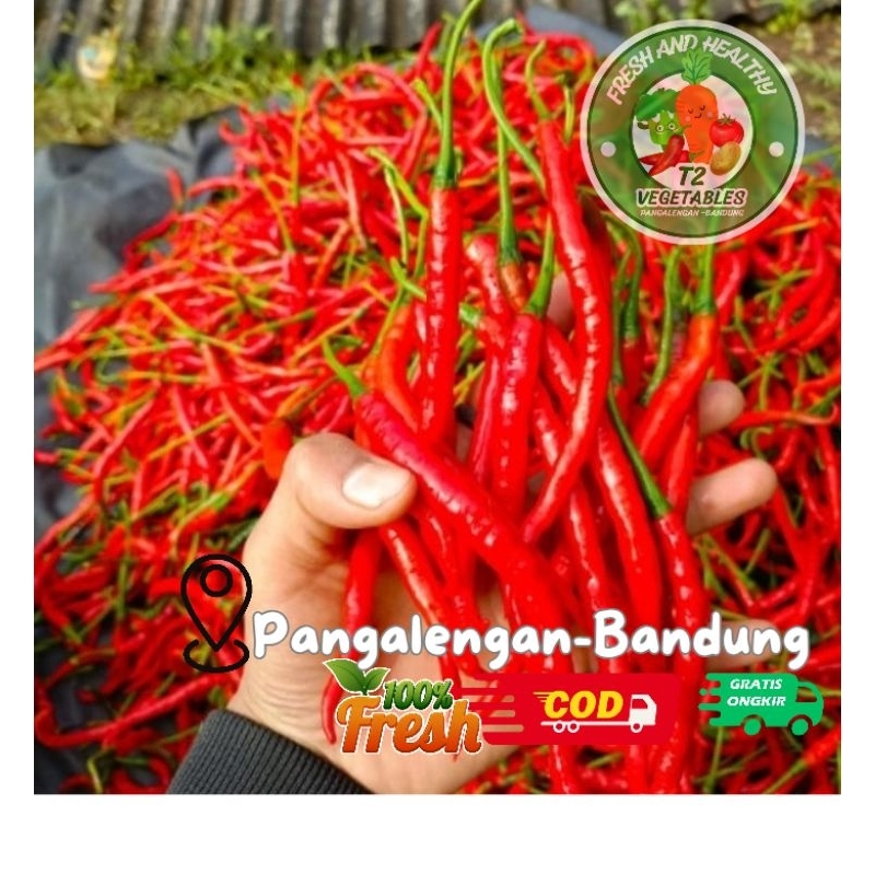 

Cabe / Cabai keriting Merah 1kg