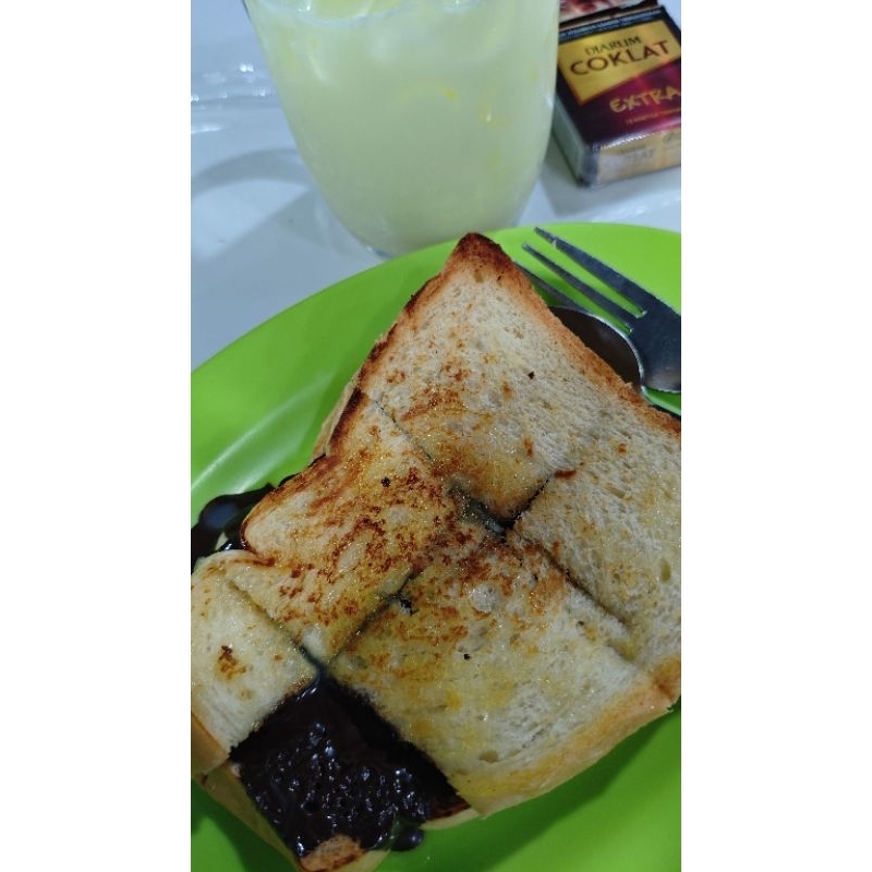 Roti Bakar Keju Coklat