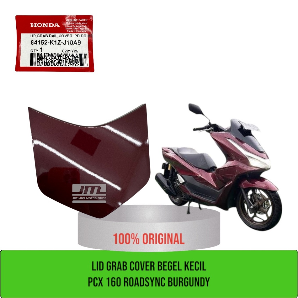 Lid grab cover begel kecil pcx 160 roadsync burgundy 84152-K1Y-J10A9