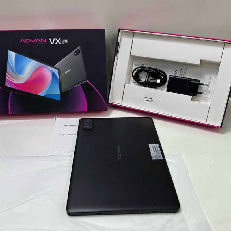 Advan Vx Neo Tab 10.4 Inch 4/128gb Fullset Second Garansi Resmi