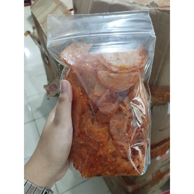 

keripik kaca pedas