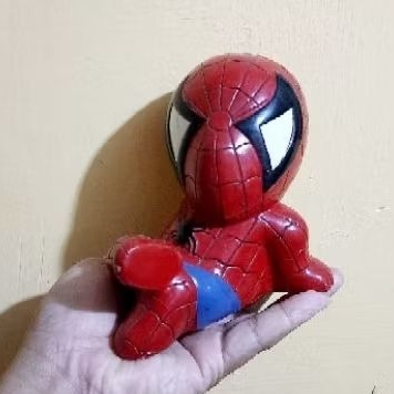 Celengan Spiderman atau Coinbank karakter superhero Spiderman second collection rare vintage
