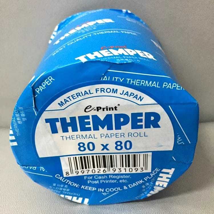 

Themer Thermal Paper Roll 80 x 80 E-PRINT