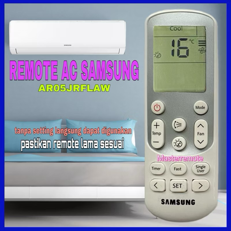 SAMSUNG Air Conditioner AR05JRFLAW ( AC ), Remote contol ac samsung tipe split AR05JRFLAW (SAMSUNG M