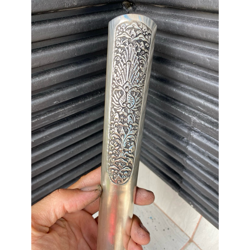 pendok jogja lapis perak tatahan pakualaman tebal 06mm