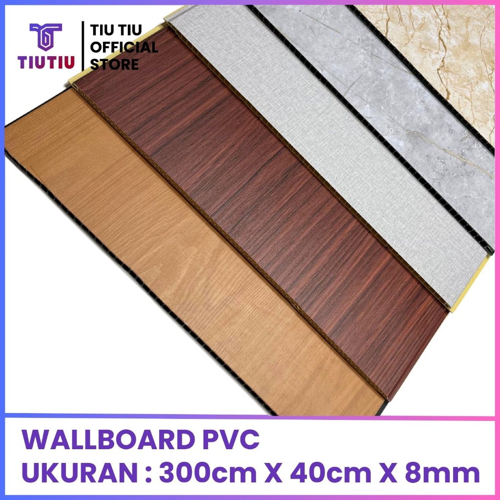 SAMPLE Wallboard Dinding Pvc | Wallboard WPC | PVC Wallboard PVC  Tiu Tiu