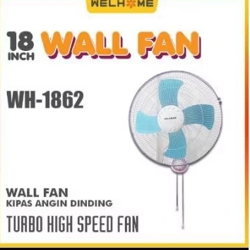 Kipas dinding / Wall Fan Welhome WH-1862