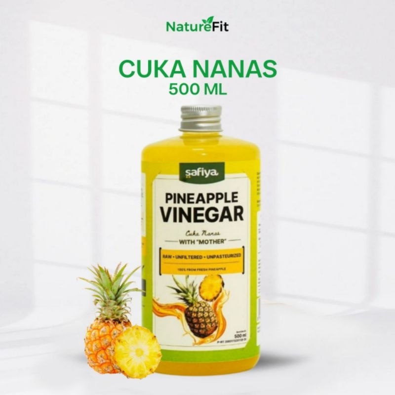 

Safiya Cuka Nanas 500 ML With Mother Pineapple Vinegar 100% Asli