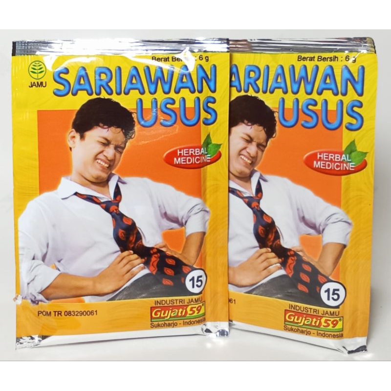 

JAMU SARIAWAN USUS GUJATI KEMASAN PACK ISI 10 SACHET