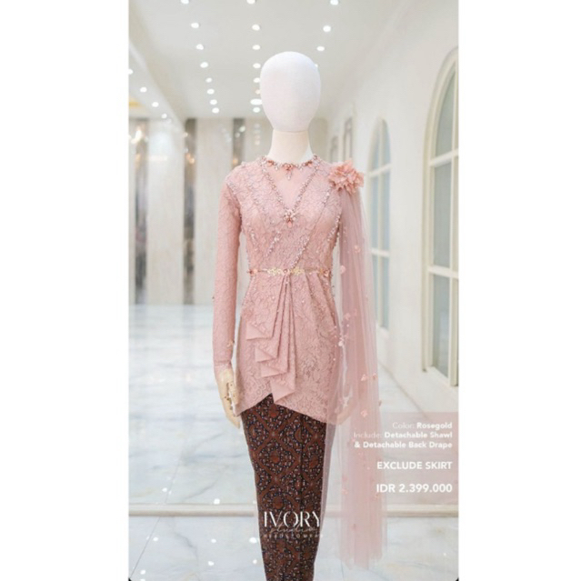 PRELOVED IVORY KEBAYA