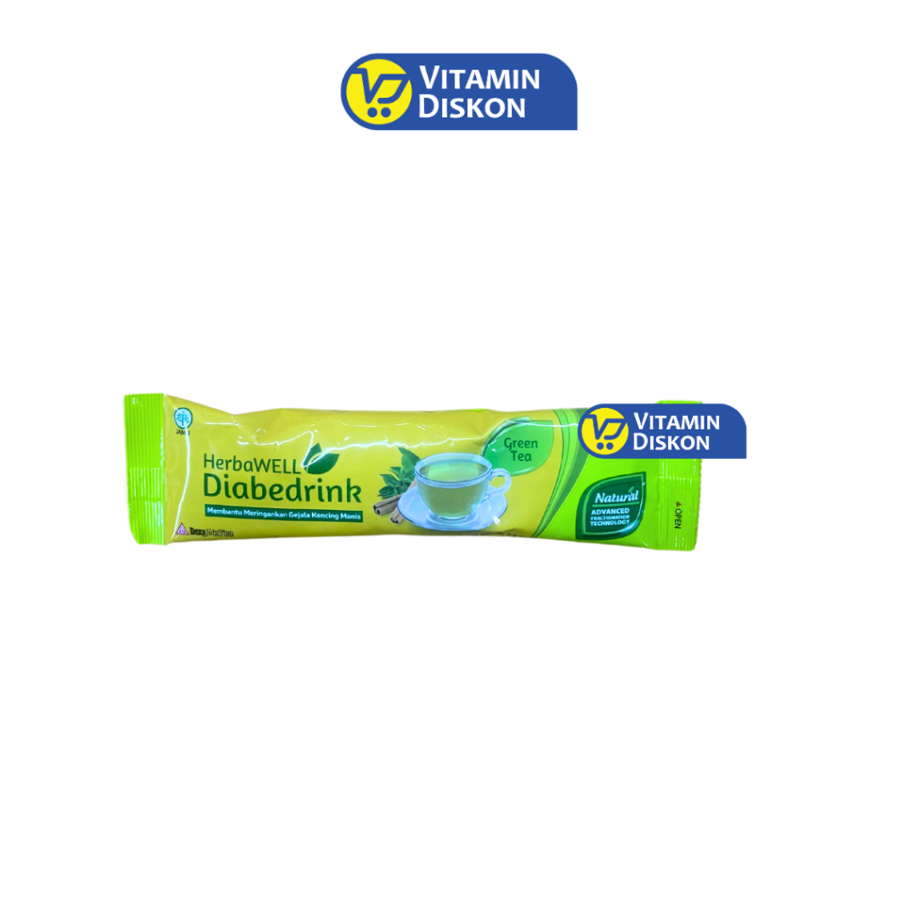 HERBAWELL DIABEDRINK POWDER DRINK STICKPACK ISI 1 STICKPACK | Minuman Herbal Diabetes