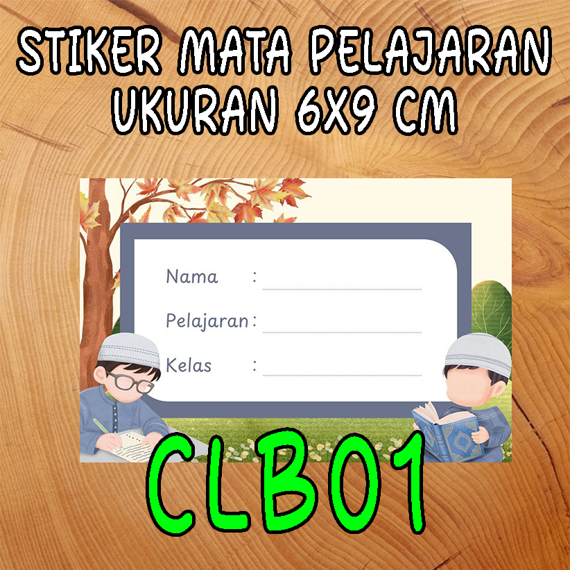 

Stiker Mata Pelajaran / Stiker Mapel Premium