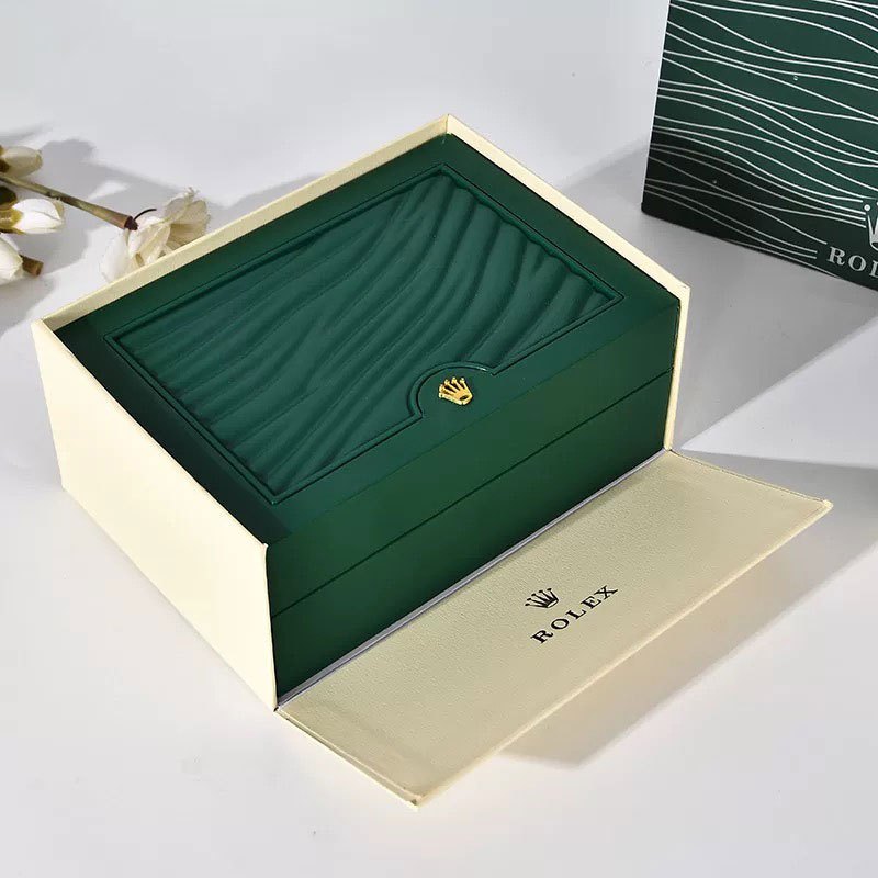Rolex100% Brand New Original Rolex Watch Storage Green Packaging Box Box + Bag + Warranty Card +