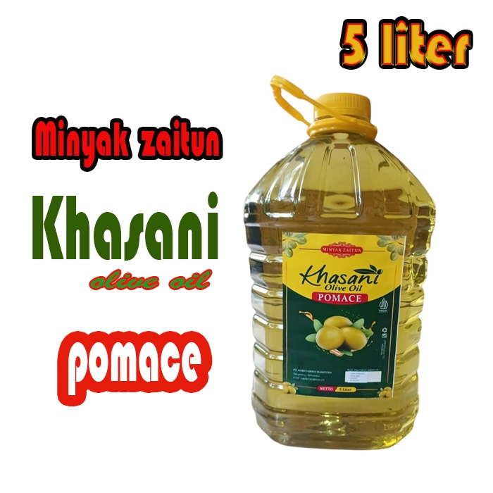 

Minyak zaitun Pomace 5 liter khasani olive oil
