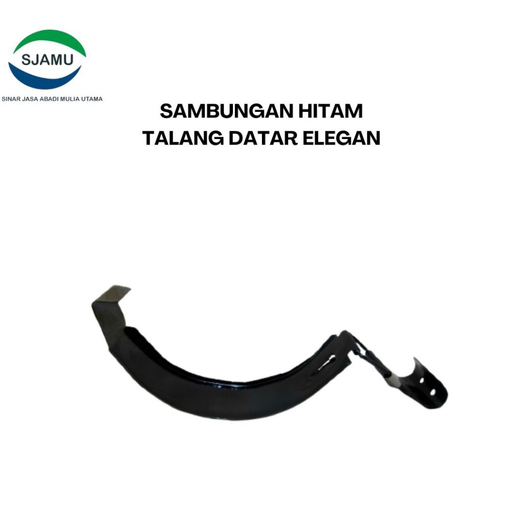 Aksesoris Talang Air Rumah (SJAMU Talang Metal) Sambungan Talang Elegan Hitam