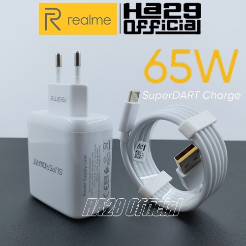 REALME Charger Casan NEW Series SUPERDART 65 WATT Original TYPE C For Realme 7 Pro