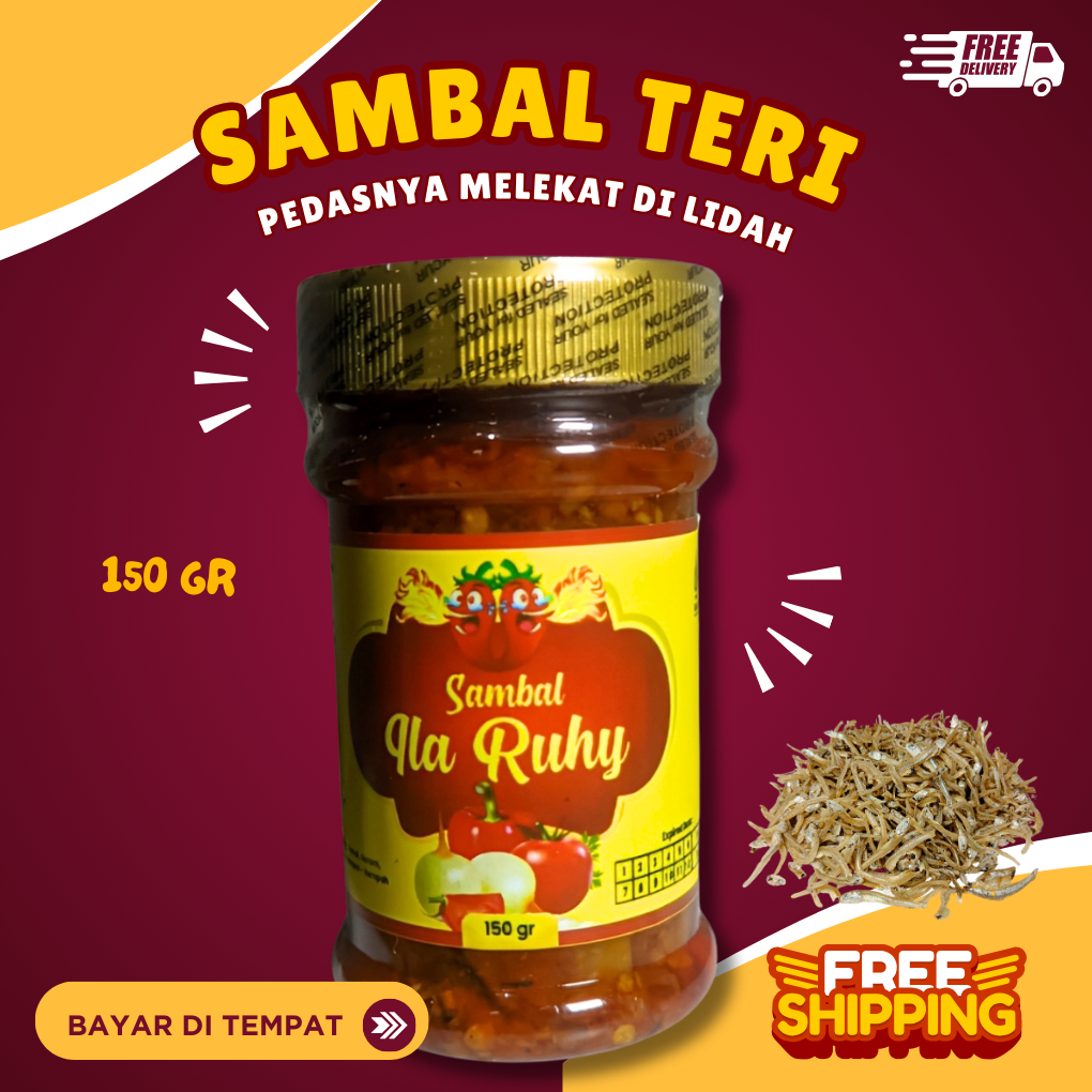 

Sambal Teri Pedas Asli Rumahan 150gr – Siap Makan Tahan Lama Tanpa Pengawet Bergaransi