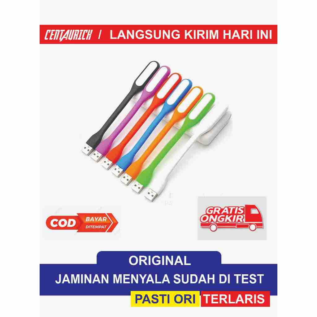 Terbaru Lampu Belajar USB Mini Super Duper Terang /Lampu LED Tekuk Tidur Power Bank