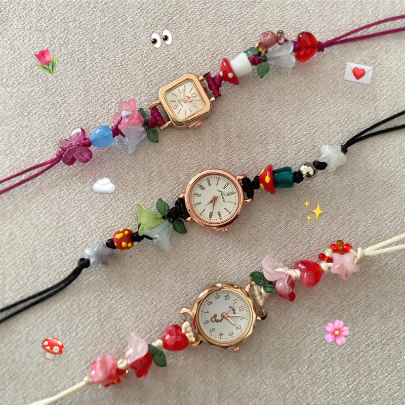 Jam Tangan Manik | Jam Tangan Fairy | Jam Tangan Serut | Jam Tangan Serut tali