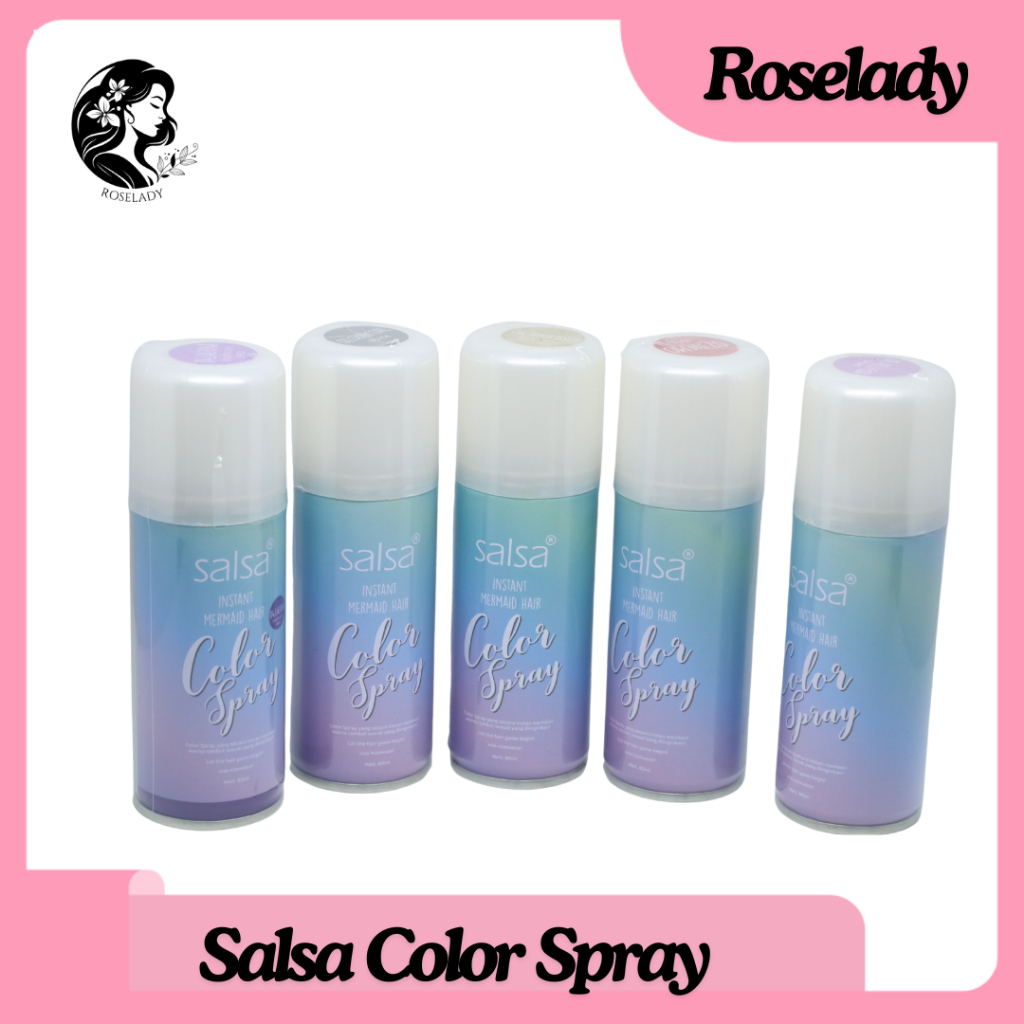 SALSA Instant Mermaid Hair Color Spray - Semir Rambut Temporary | SALSA Instant  Mermaid Hair Color 