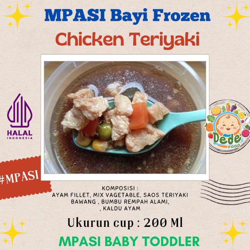 

Chicken Teriyaki MPASI (Bayi dan balita) Frozen
