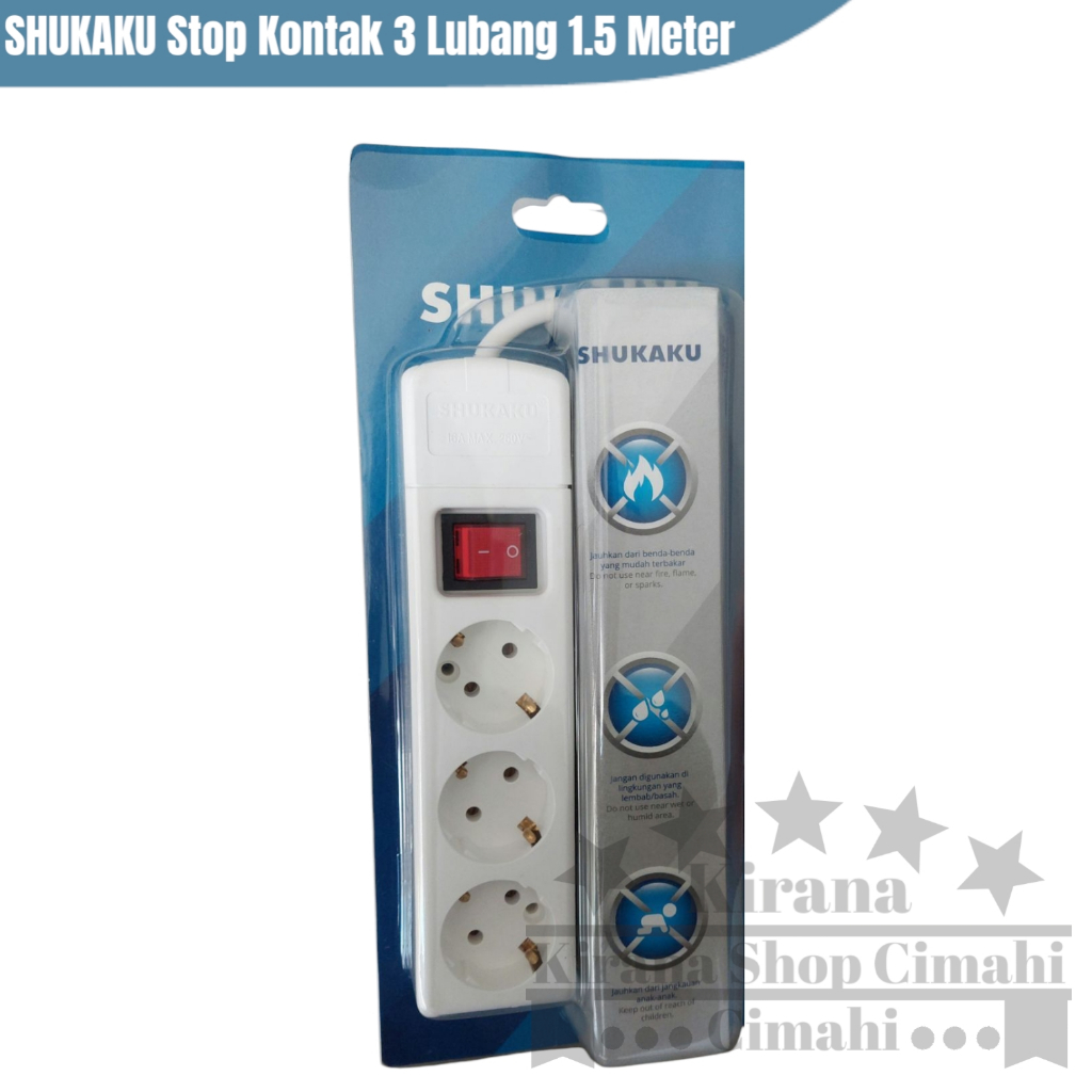 Stop Kontak SHUKAKU + Kabel
