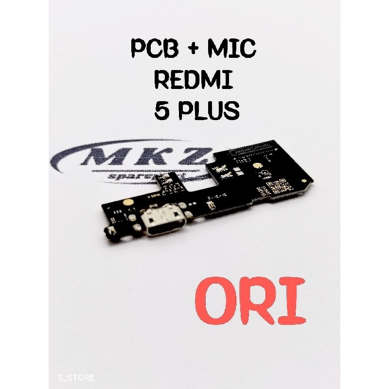 FLEXIBLE CONNECTOR CHARGER XIAOMI REDMI 5 PLUS ORI PAPAN KONEKTOR CAS XIAOMI REDMI 5 PLUS ORIGINAL +
