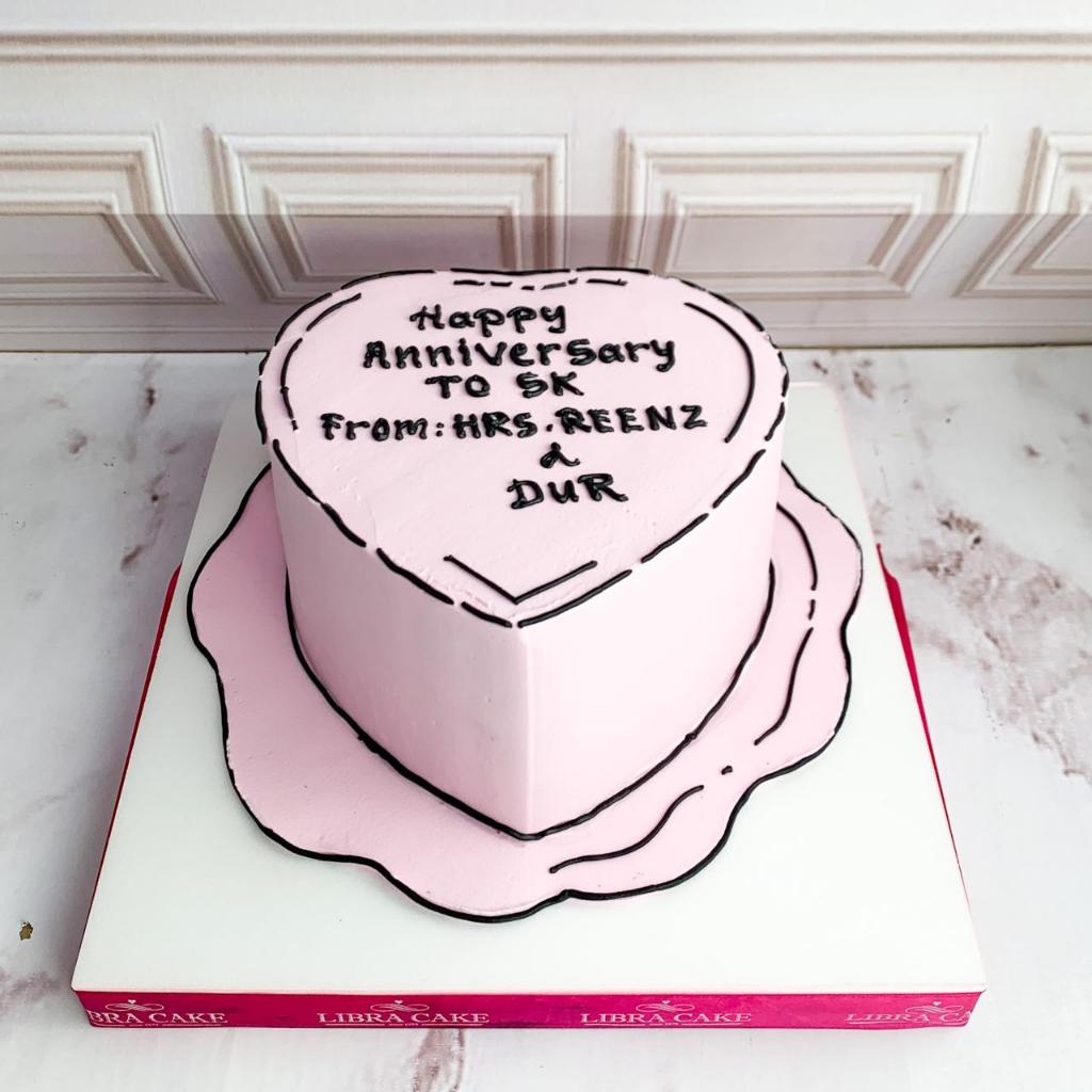 Kue Ulang tahun/Birthday Cake/Kue Ultah tema Love/Love Cake/Kue Lov jakarta