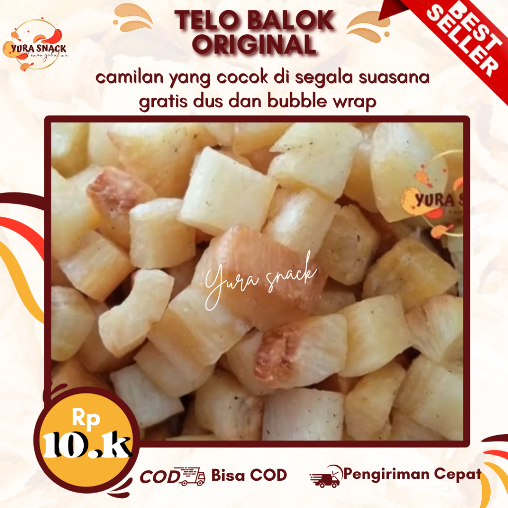 

Camilan Enak Telo Balok Balado Dan Original 250gr – Snack Kekinian Murah dan Lezat