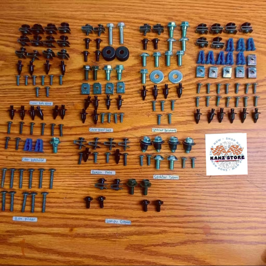 Baut Body Honda Vario 160 New / Baut Full Body Honda Vario 160 New Full Set