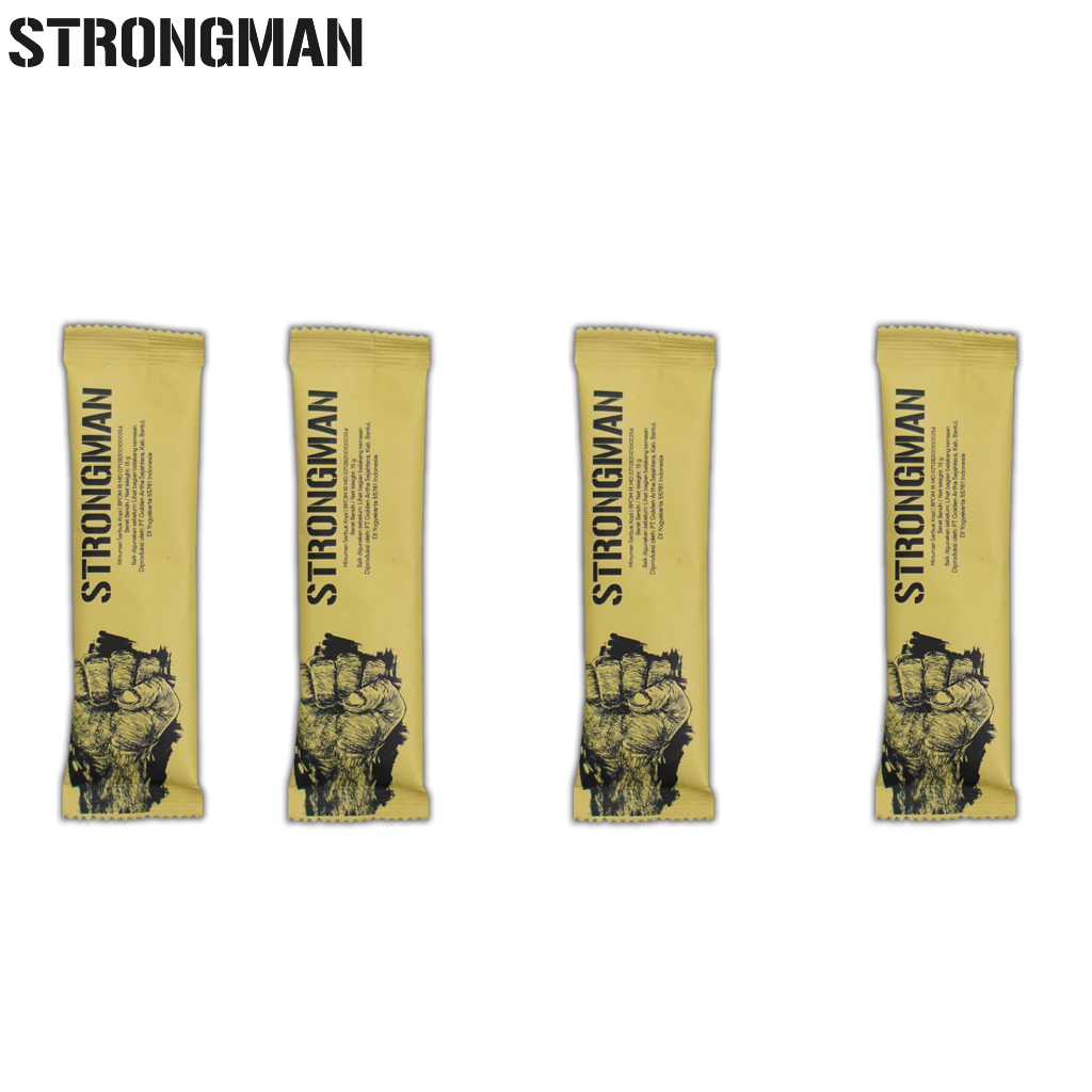 

STRONGMAN Kopi 4 Sachet Penunjang Performa