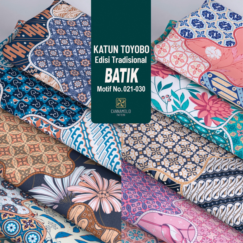 Katun Toyobo Motif Batik | Lebar 145cm | BATIK 21-30