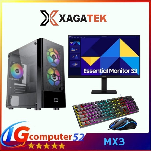 PC GAMING LENGKAP AMD  Ryzen5 5600GT RAM16GB