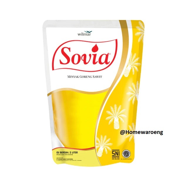 

Sovia Minyak Goreng Sawit Pilihan 2L Berkualitas