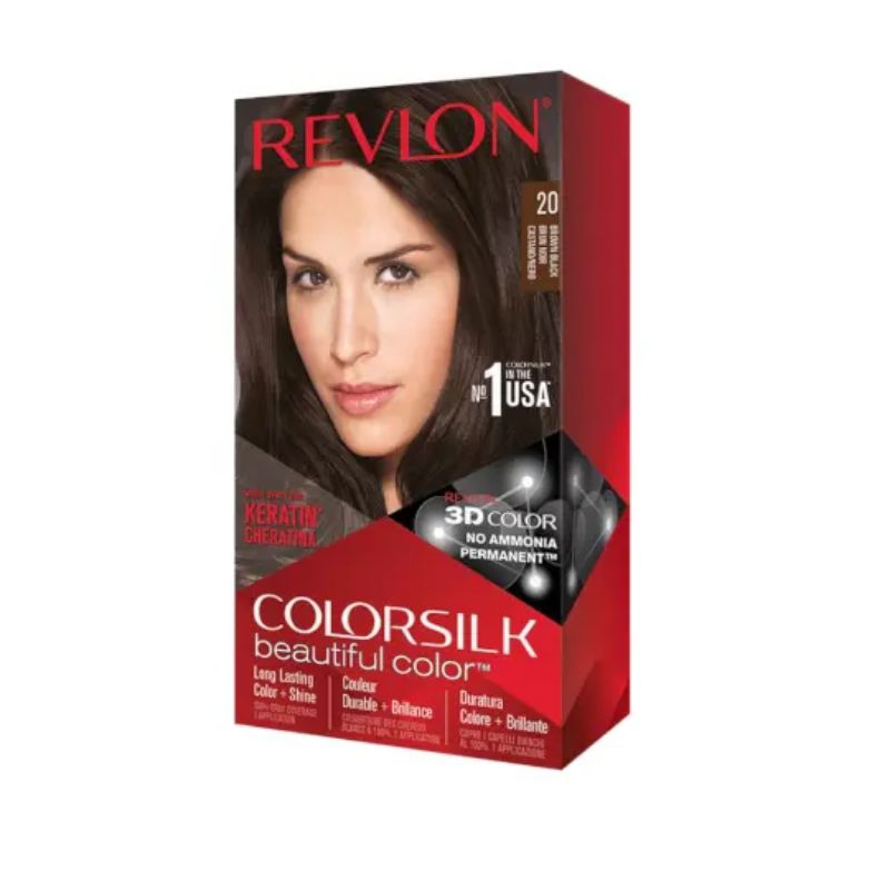Revlon Colorsilk Beautiful Color 2 Warna Dark Brown & Brown Black