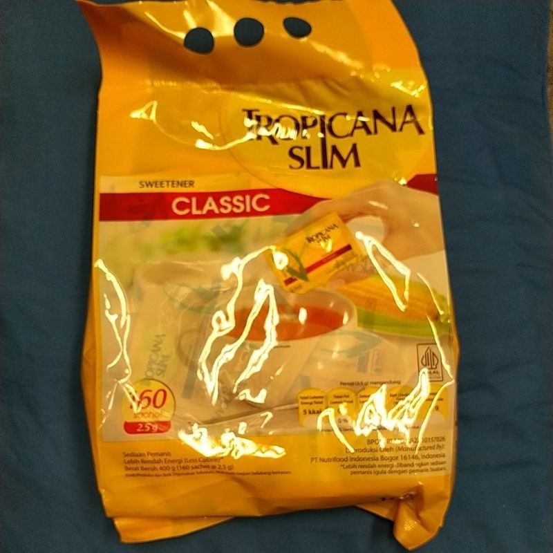 

Gula Tropicana Slim isi 160 sachet ( minimal order 5 pack )