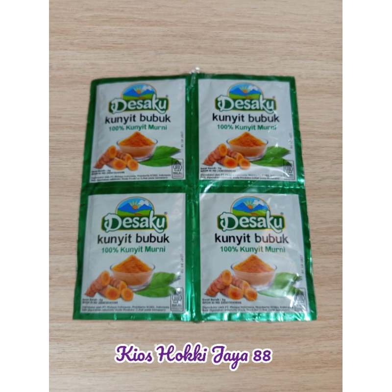

Desaku Kunyit Bubuk rentengan (12pcs)