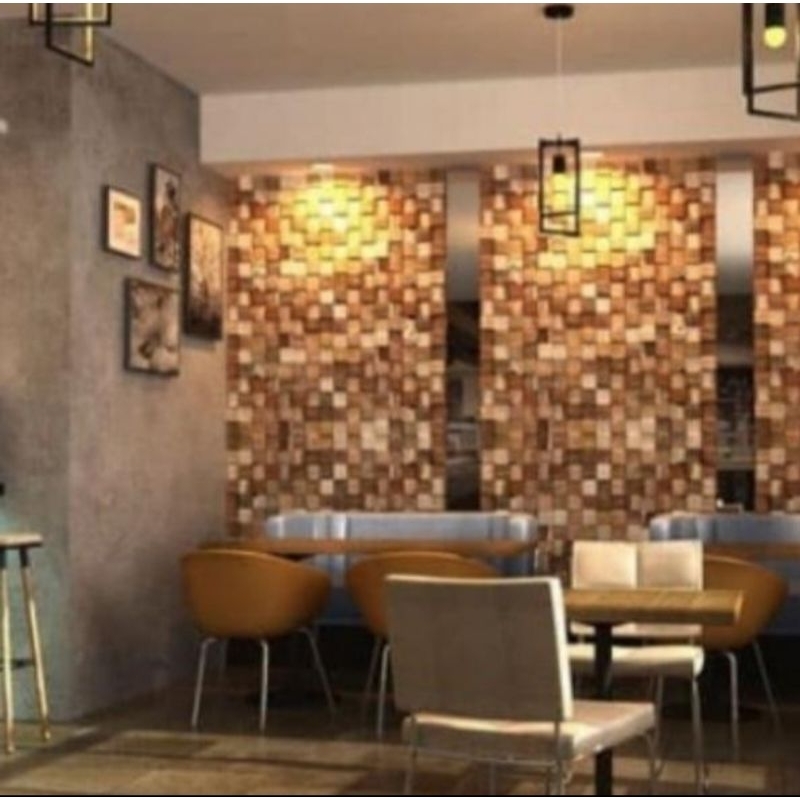 dinding kayu jati/wood panel kayu jati/clading panel kayu jati