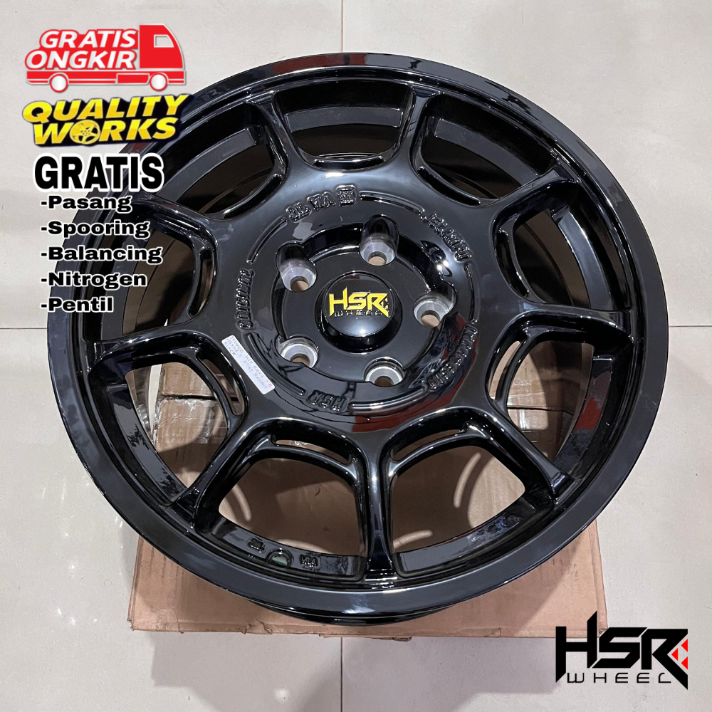 Velg Ring 16 Mobil Cortez, Luxio, Apv, Xpander, Velg Racing Hsr Wheel Jelimpo