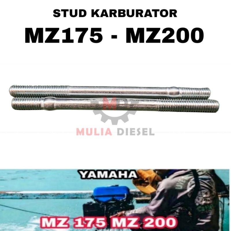 Baut Stud Karburator Mesin Penggerak Yamaha MZ175 MZ200