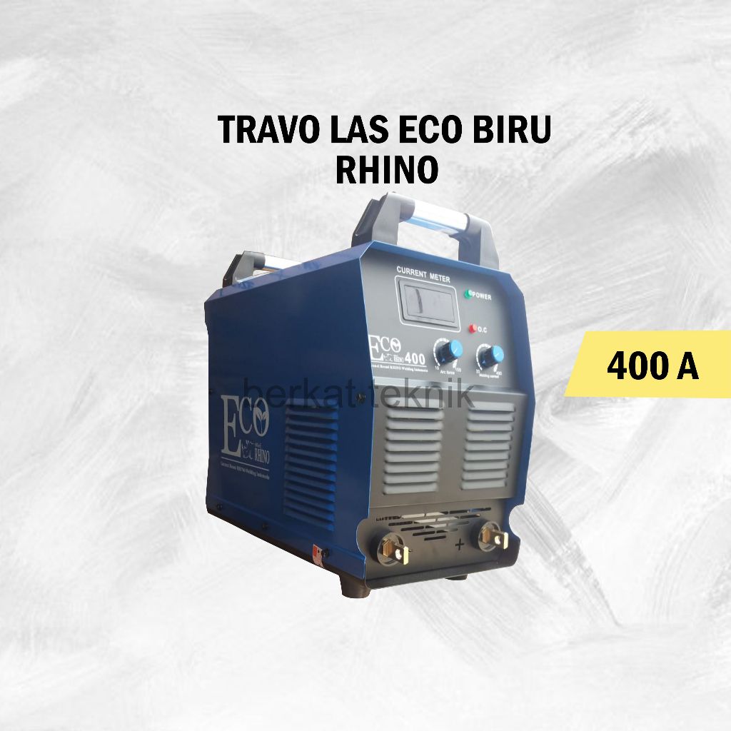 RHINO TRAVO LAS LISTRIK 400A ECO MESIN LAS RHINO 400 A BIRU