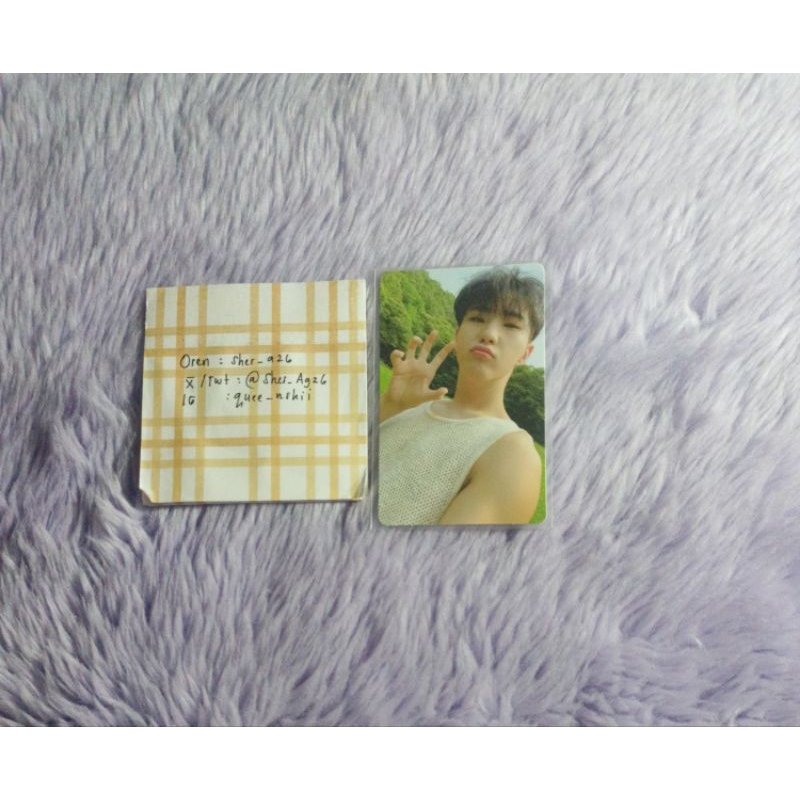 [READY OFFICIAL] Photocard Hoshi Social Club